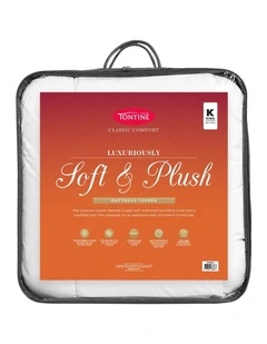 Soft And Plush Topper in White