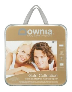 Gold Collection Goose Down Mattress Topper in White