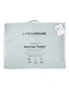 All Seasons Mattress Topper in White
