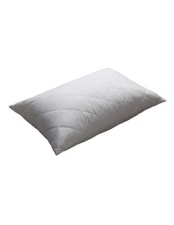 Cotton Pillow Protector in White
