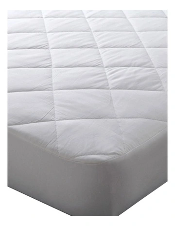 Cotton Mattress Protector in White