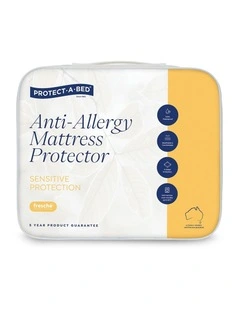 Anti Allergy Tencel Waterproof Mattress Protector in White`