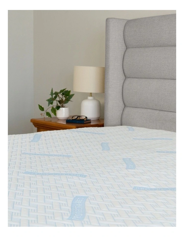 Cooling Waterproof Mattress Protector in White image 5