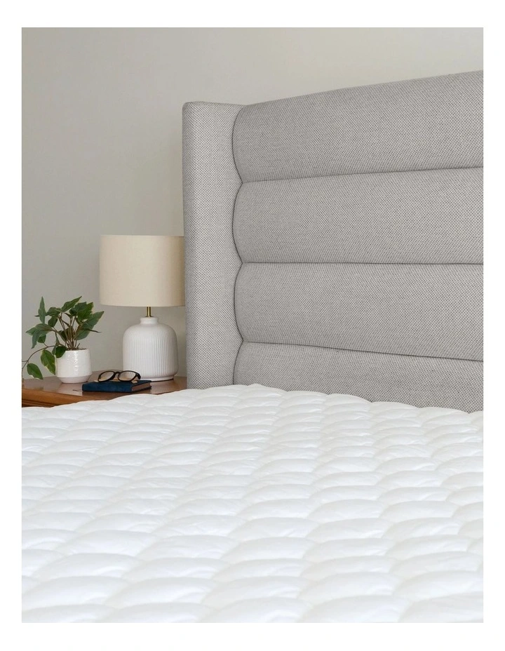 Ultra Plush Waterproof Mattress Topper And Protector in White image 5