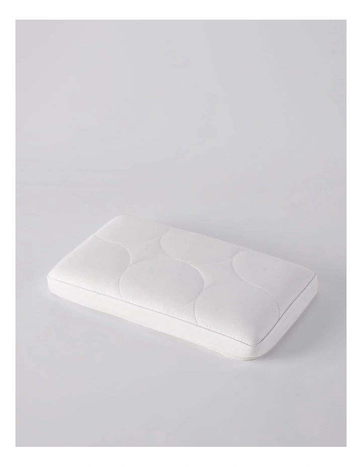 MiniJunior Kids MemorySupport Memory Foam Pillow with Quilted Wool Cotton Cover image 5