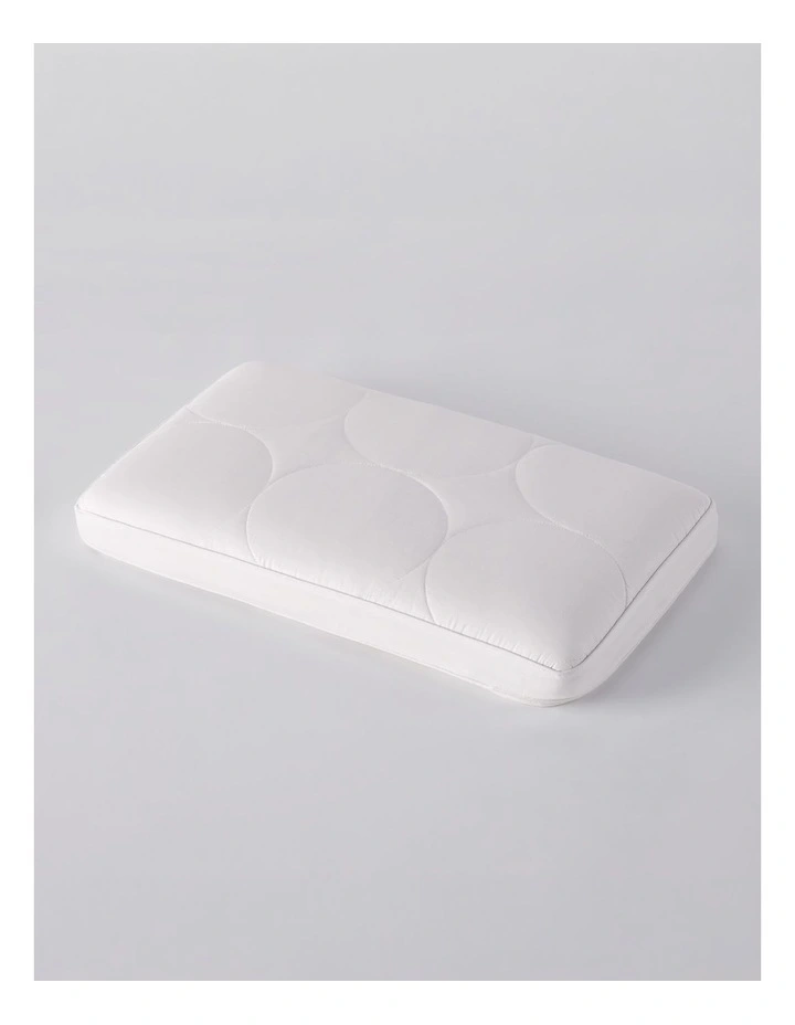 MiniJunior Kids MemorySupport Memory Foam Pillow with Quilted Wool Cotton Cover image 5