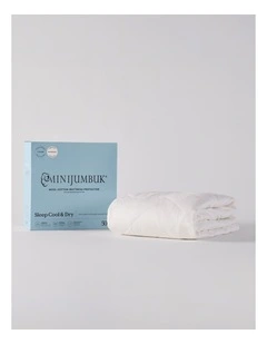Sleep Cool & Dry Waterproof Mattress Protector Quilted Wool / Cotton