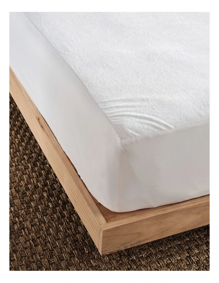Everyday Waterproof Mattress Protector in White image 2