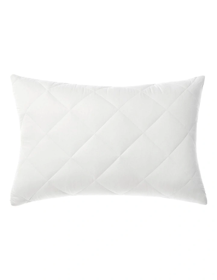 Bamboo Pillow Protector in White image 2