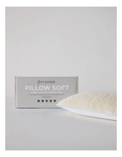 Pillow Soft Wool Fleece Pillow Protector in White