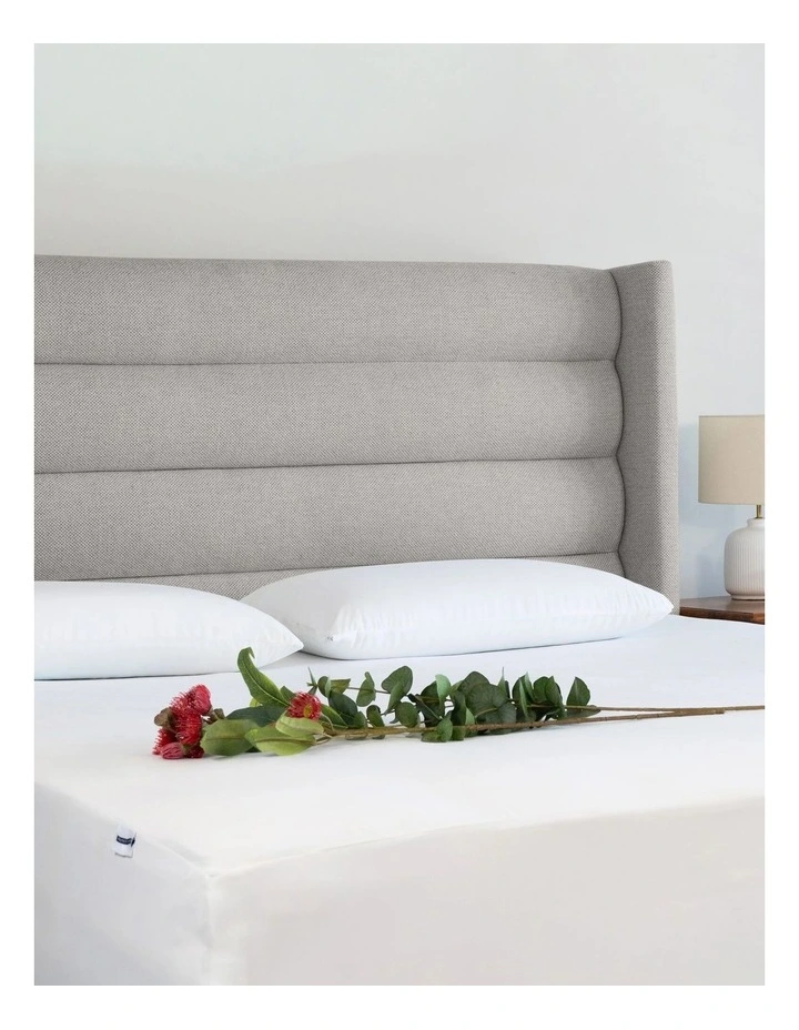 Anti-Allergy Tencel Waterproof Pillow Protector Twin in White image 4