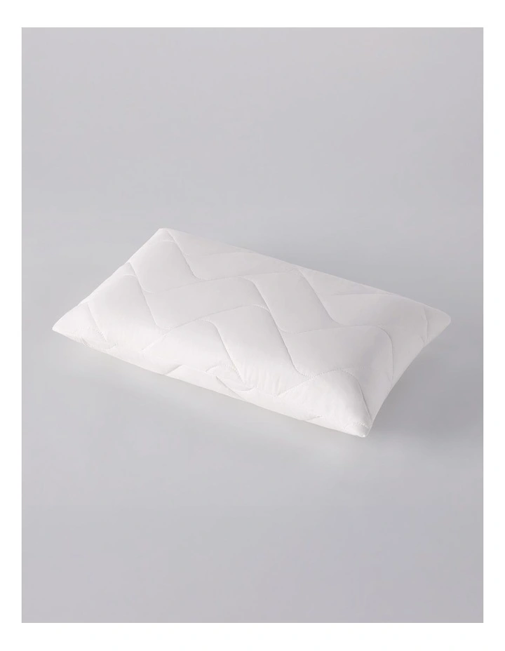 Sleep Cool & Dry Wool And Cotton Waterproof Mattress Protector in White image 4