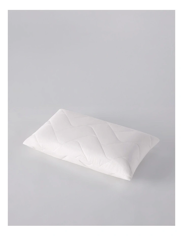 Sleep Cool Wool + Cotton Pillow Protector in White image 4