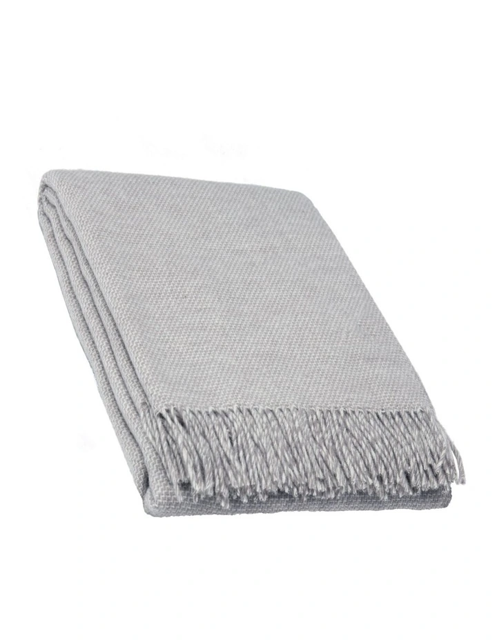 Cambridge Throw Blanket in Silver image 1