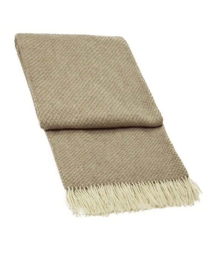 Chiswick Throw Blanket in Beige image 1