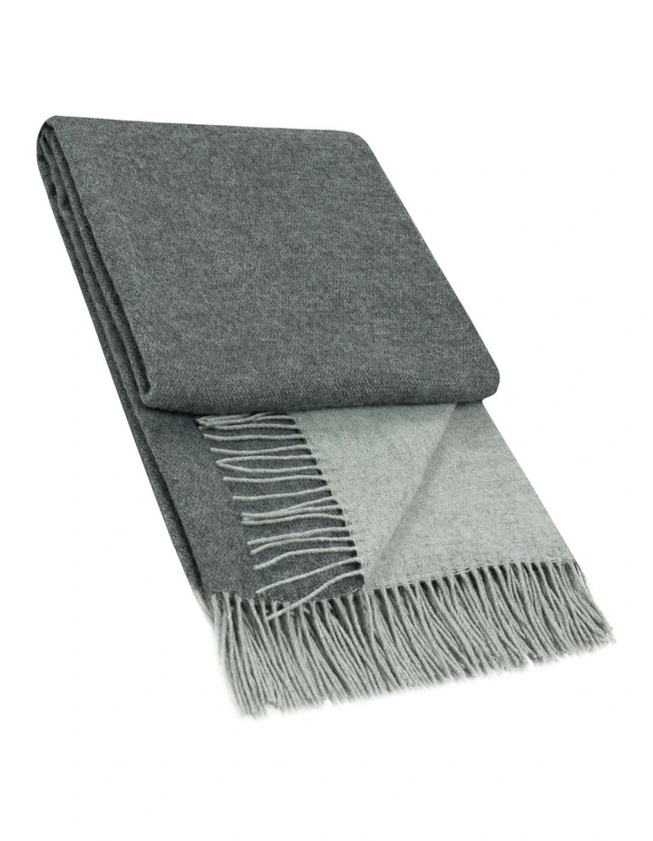 Chiswick Throw Blanket in Charcoal image 1