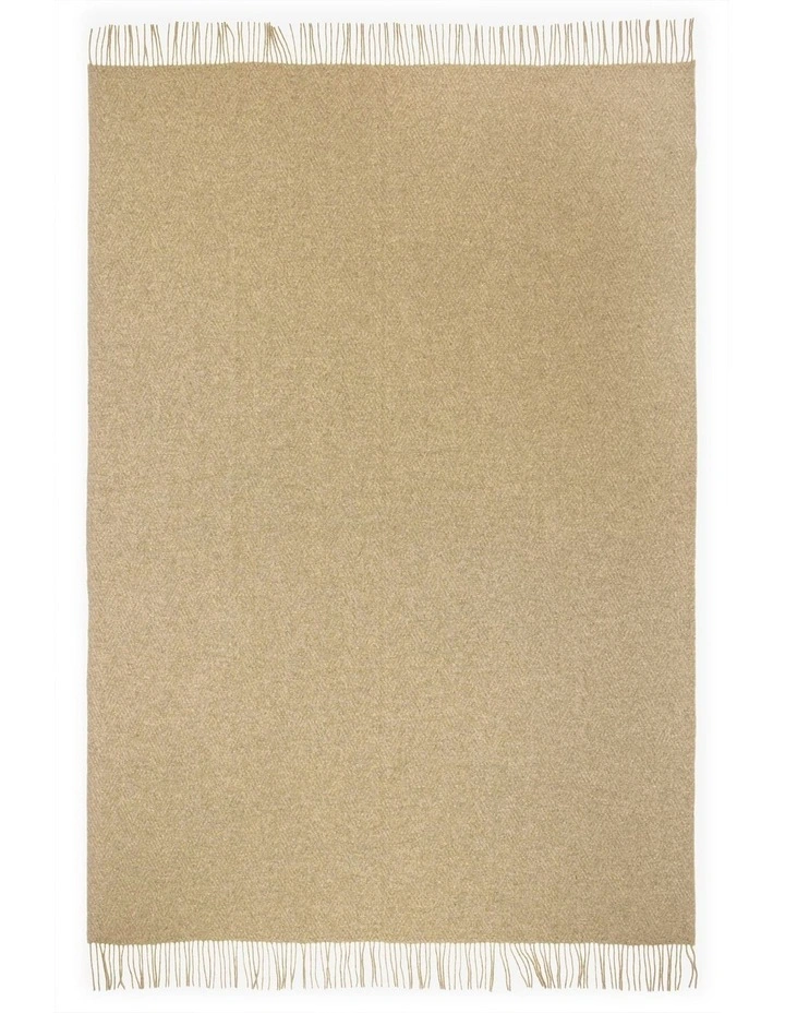 Hampton Throw Blanket in Camel image 2