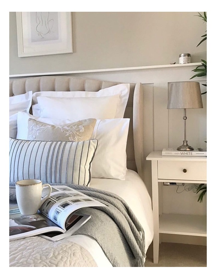 Hampton Throw Blanket in Silver image 3