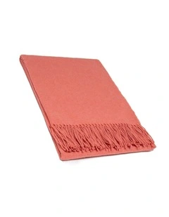 Paddington Throw Blanket in Peach