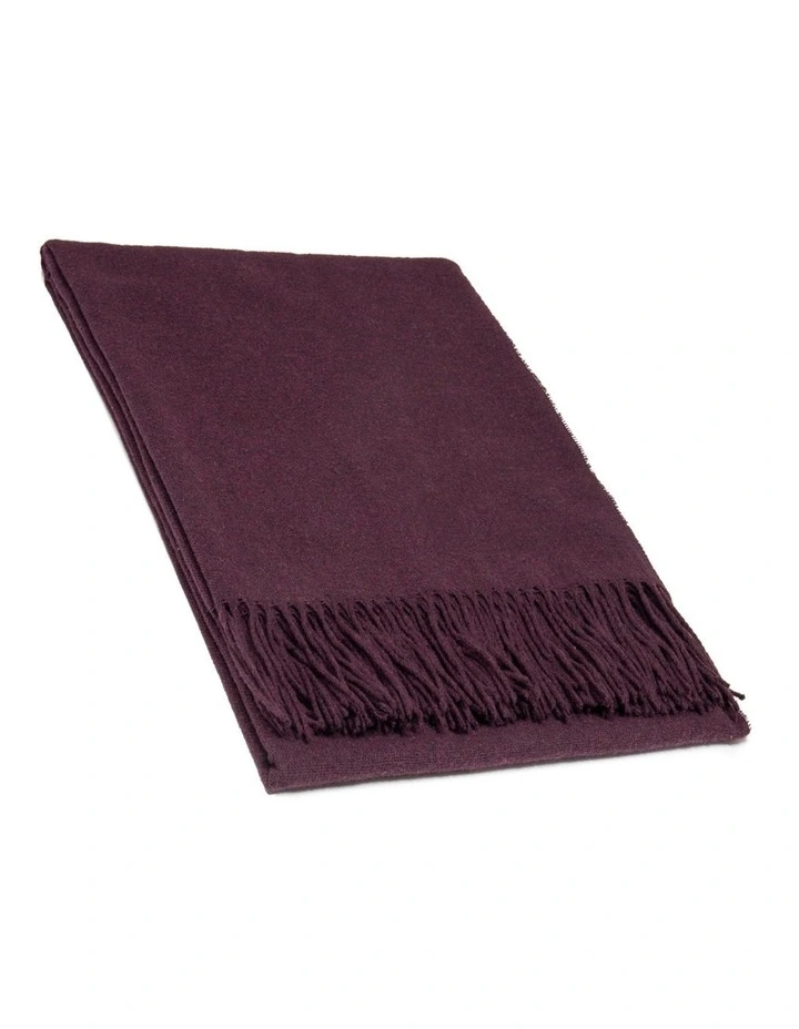 Paddington Throw Blanket in Plum image 1