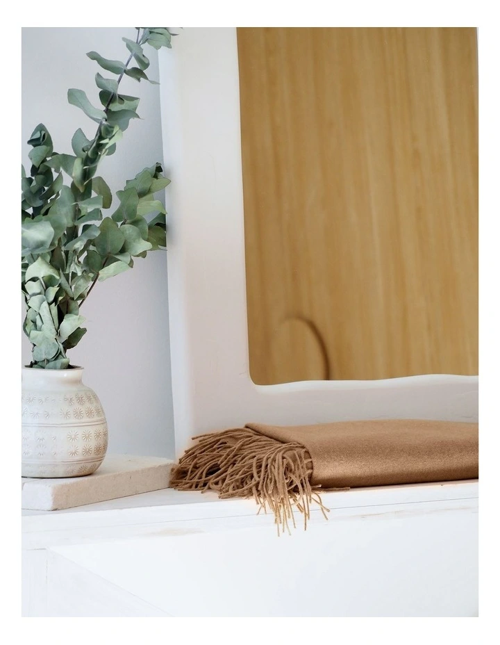 Paddington Throw Blanket in Camel image 3