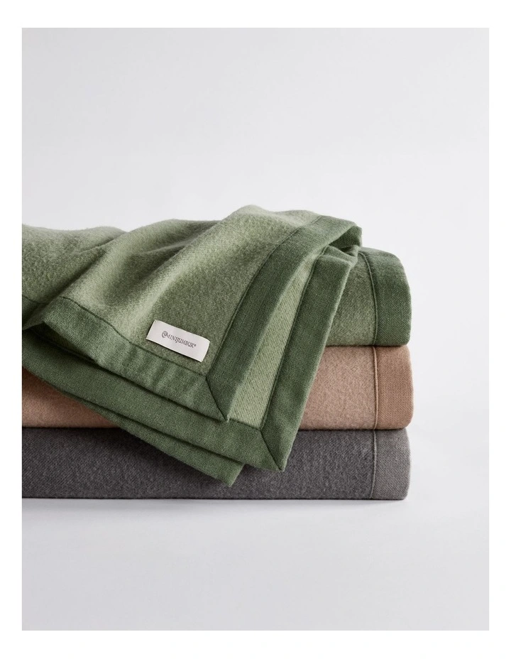 Henley Australian Merino Luxury Wool Blanket in Grey image 4