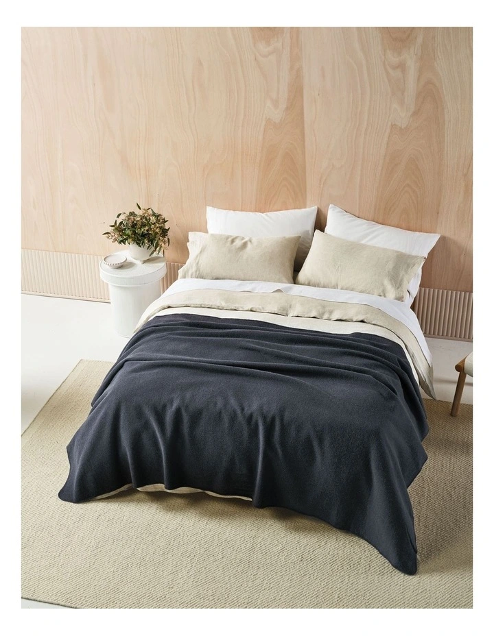 Wool Blanket in Indigo image 1