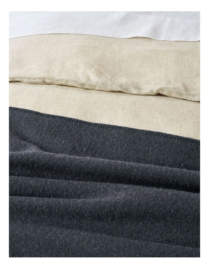 Wool Blanket in Indigo image 2