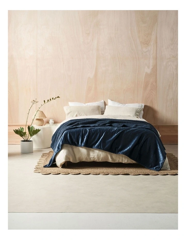 Sena Blanket in Navy image 1