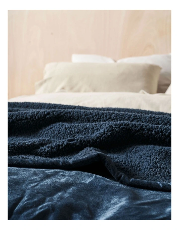 Sena Blanket in Navy image 3