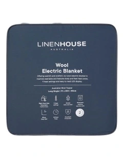 Wool Multizone Electric Blanket in Cream