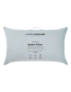 All Seasons Queen Pillow in White