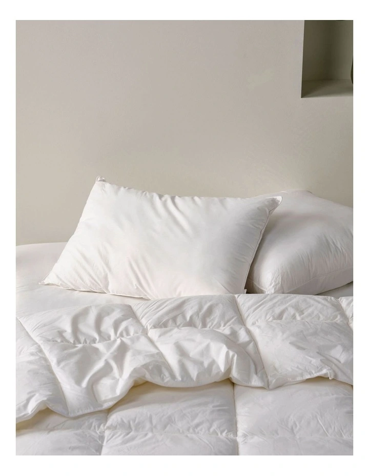 All Seasons Queen Pillow in White image 3