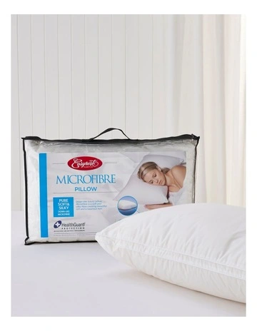 Microfibre Pillow in White