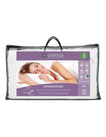 Downaround Pillow 2 Pack in White