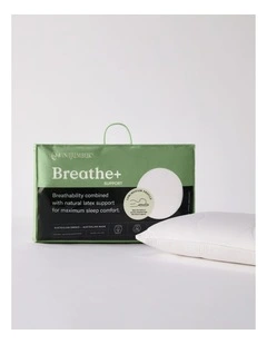 Breathe and Support Latex Pillow in White