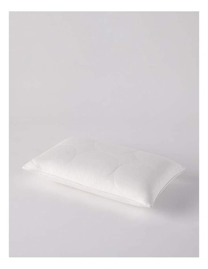 Breathe and Support Latex Pillow in White image 5