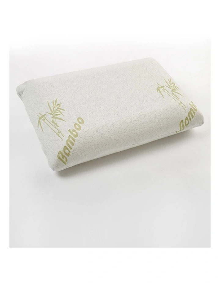 Sleep Harmony Bamboo Mem Foam Pillow Cover in Cream image 2