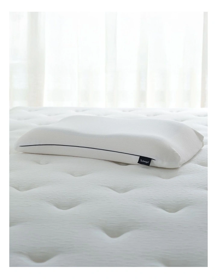 Pixel Anatomic Curve Pillow in White image 2