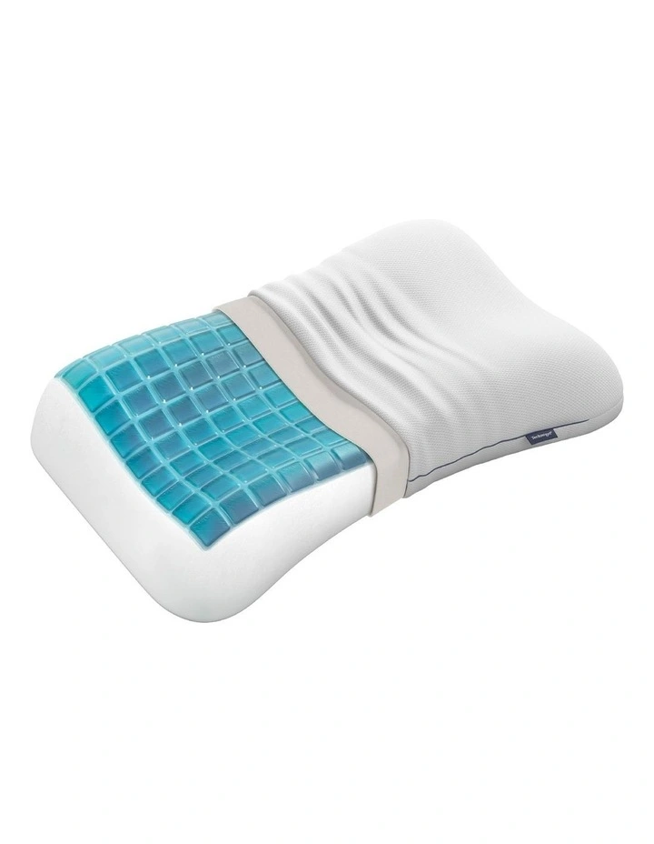 Pixel Anatomic Curve Pillow in White image 3