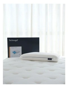 Pixel Deluxe Pillow Large Back and Side in White