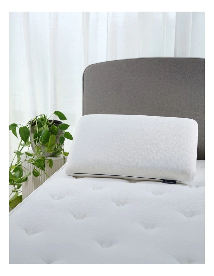 Pixel Deluxe Pillow Large Back and Side in White image 2