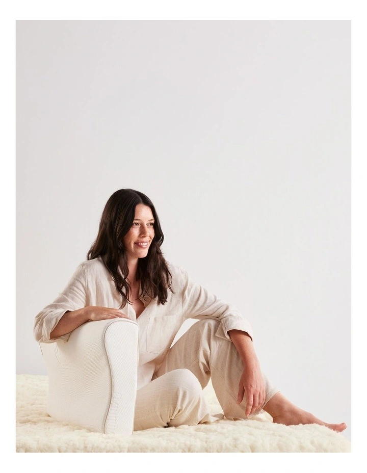 ContourSupport Memory Foam Pillow with Tencel Wool Cover image 3