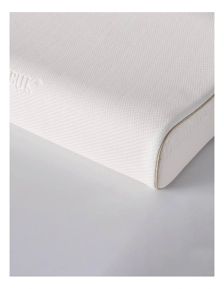 ContourSupport Memory Foam Pillow with Tencel Wool Cover image 4
