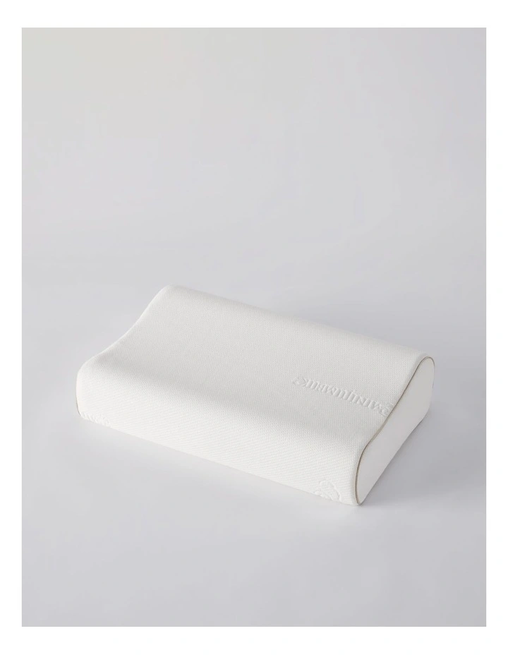 ContourSupport Memory Foam Pillow with Tencel Wool Cover image 5