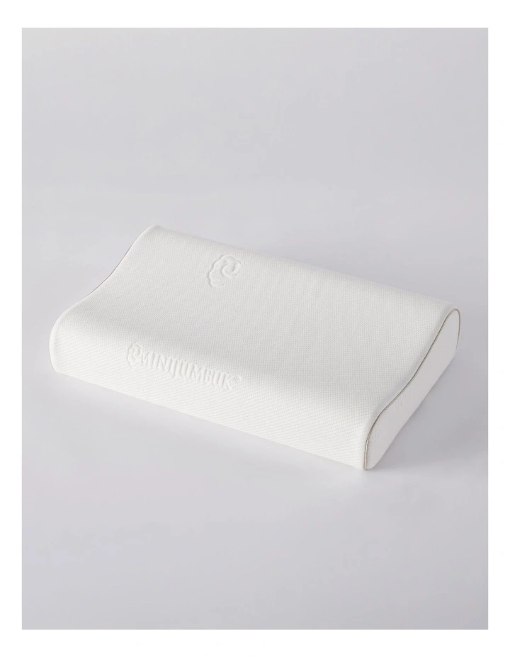 ContourSupport Memory Foam Pillow with Tencel Wool Cover image 5