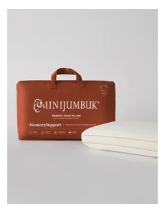 MemorySupport Memory Foam Pillow with Tencel Wool Cover