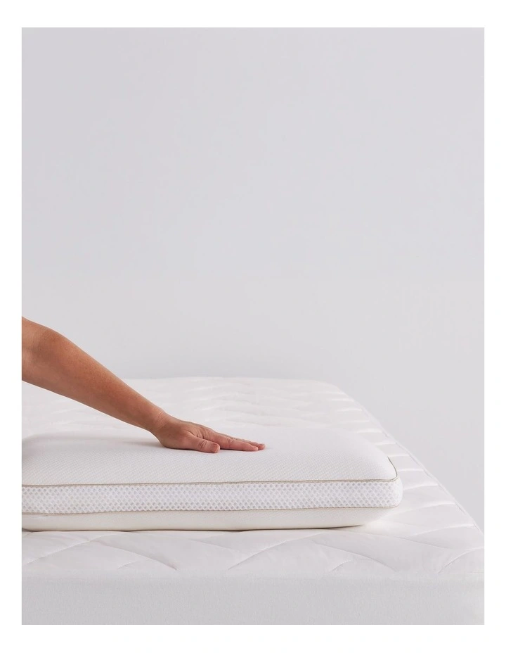 MemorySupport Memory Foam Pillow with Tencel Wool Cover image 2