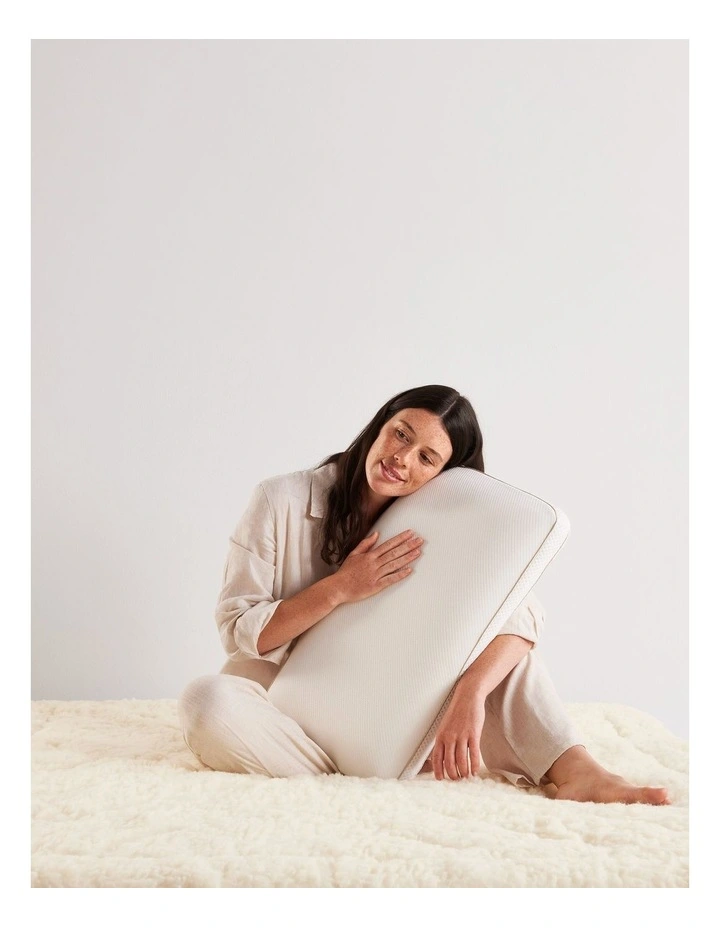 MemorySupport Memory Foam Pillow with Tencel Wool Cover image 3