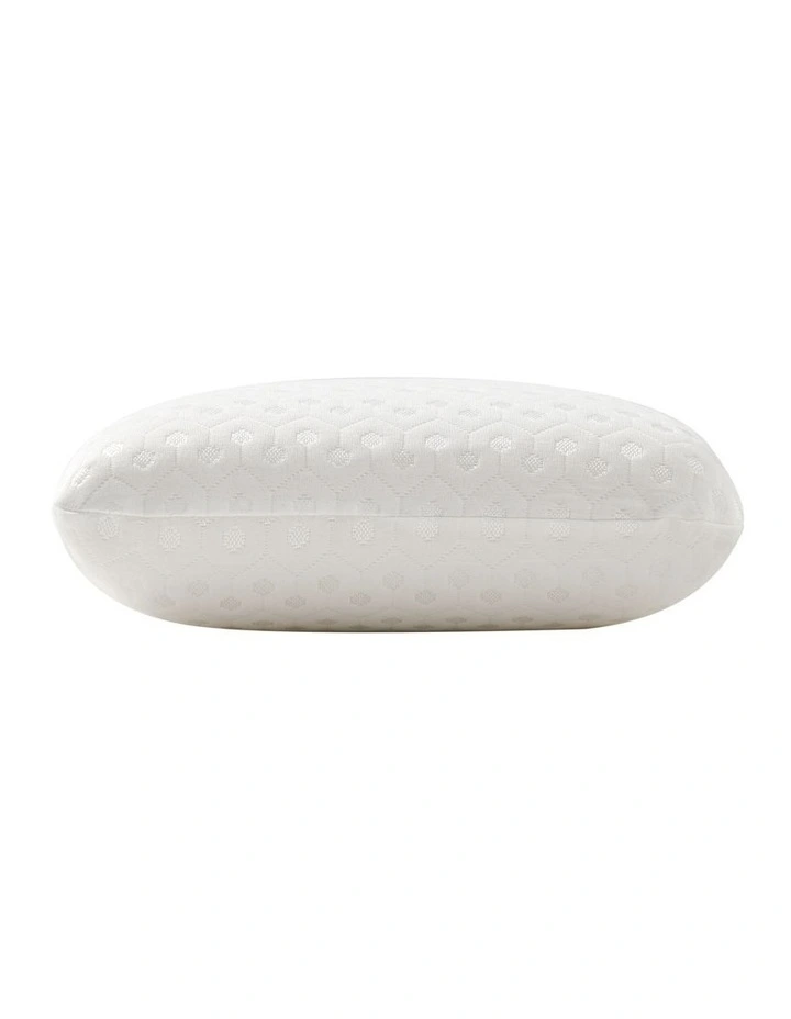 Family Care High Profile Memory Foam Pillow in White image 2